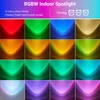 12W RGB LED Klemmspot 15 Farben 3000K Warmweiß Dimmbar 3 Produktbild-Vorschau 3