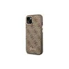 A brown Guess branded iPhone 14 Plus case is shown against a white background. Podgląd zdjęcia produktu