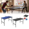 ACXIN Mini Tischtennistisch blau klappbar, Tragbarer Produktbild-Vorschau 1