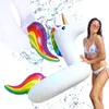 Schwimmen Kreis Aufblasbare Matratze Einhorn Xxl Produktbild-Vorschau 1