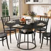 INONEFT Eettafel, rond, 120 cm. Eettafel voor 4-6 personen, Productafbeelding-voorbeeld 2