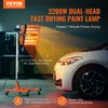 VEVOR infračervená vytvrzovací lampa, 2200 W, nastavení Náhled obrázku produktu 2