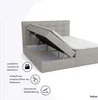 FEDVE Boxspringbett Schlafzimmerbett TOMORI mit 2 Produktbild-Vorschau 5