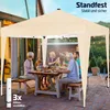 KESSER® Faltpavillon 3x3m Pavillon mit Solar LED  Produktbild-Vorschau 4