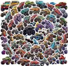 Set di adesivi Monster Truck, 50 adesivi colorati fai da te Anteprima dell’immagine prodotto 5