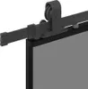 vidaXL Schiebetür mit Beschlag Schwarz 76x205 cm Hartglas Produktbild-Vorschau 6