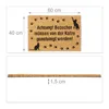 relaxdays Fußmatte Kokos Katze Produktbild-Vorschau 4