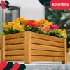 KOTARBAU® Donica Skrzynka Drewniana na Nóżkach 58 x 34 x 25 Podgląd zdjęcia produktu 4