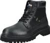 A single black boot is shown against a white background.