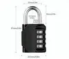 Zahlenschloss Vorhängeschloss Schloss 4-stelliger Code Lock Produktbild-Vorschau 3