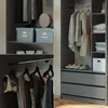 Vicco Kleiderschrank Elmo, 100 x 200 cm 2er Set, Anthrazit Produktbild-Vorschau 5