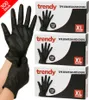 300x TPE Einweghandschuhe XL Schwarz | Professionelle Produktbild-Vorschau 1