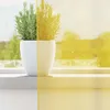vidaXL Tende in voile con passanti 2 pz. Giallo 140x260 cm Anteprima dell’immagine prodotto 3