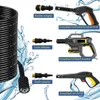 Jopassy Rohrreinigungsschlauch Set 10M, mit Düsen starr + Produktbild-Vorschau 5