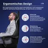 Krzesło gamingowe Aiibot – krzesło biurowe, krzesło do Podgląd zdjęcia produktu 2