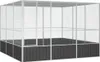 vidaXL Ptačí klec antracitová 302,5x324,5x211,5 cm Náhled obrázku produktu 6