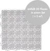 Hellgraue Klickfiese mit Klicksystem mit Verpackungshinweis, 35 Fliesen in einem Set (=5m²)
 Produktbild-Vorschau