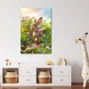 Wanddeko 60x90 cm - Kinderzimmer - Kaninchen, Bilder Produktbild-Vorschau 3