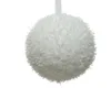 Bruchfeste Weihnachtskugel Weiß mit Glitzer Ø 8 cm - Produktbild-Vorschau 2