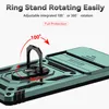 Close-up of a phone case with a ring stand and camera cover. Produktbild-Vorschau