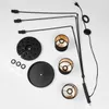Costa »Costa« Bodenlampe, Metall, Schwarz, Stoffschirme, Produktbild-Vorschau 5