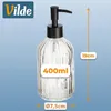Vilde | Distributeur de savon en verre - Transparent - 400 Voir les images du produit 4