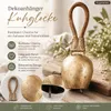 Boltze Dekoanhänger Kuhglocke,Glocke, L 25 cm, H 6 cm, Produktbild-Vorschau 7