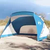 vidaXL Namiot plażowy lazurowy niebieski 274x178x170/148 cm Podgląd zdjęcia produktu 2