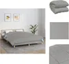 A bedroom scene with a bed and a separate collage of product details. Náhľad obrázku produktu