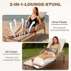 Avestar Sonnenliege, verstellbare Rückenlehne mit Kissen, Produktbild-Vorschau 7