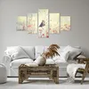 Bild auf Leinwand - Leinwandbild - 5 Teile - Vogel Produktbild-Vorschau 6