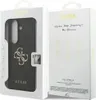 The image shows the packaging of a GUESS phone case for a SAMSUNG Z Fold7. The packaging is open, revealing the case inside. The right side of the packaging displays marketing text and logos. Voir les images du produit