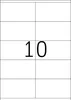TopStick 8734 -tulostustarrat, 10-osainen, 105 x 57 mm Anteprima dell’immagine prodotto 2