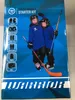 The image shows the packaging of a youth hockey starter kit with two children in hockey gear depicted on the front. Produktbild-Vorschau