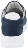 WALDLÄUFER H-Birdy Damen Schnürschuhe blau weiß Nubukleder Produktbild-Vorschau 3