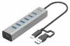 i-tec USB-C/USB-A Charging Metal HUB 7 Port Produktbild-Vorschau 1