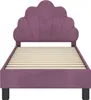 vidaXL Sommier de lit d'enfant avec tête de lit Lila 70 x Voir les images du produit 5