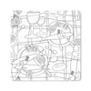 MuchoWow® Mauspad Mousepad Fische - Muster - Schwarz und Produktbild-Vorschau 1