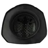 View from the top of the inside of a black helmet. Produktbild-Vorschau