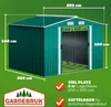 GARDEBRUK® XXL Metall Gerätehaus 5m² mit Fundament Produktbild-Vorschau 3
