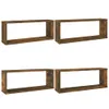 vidaXL Würfelregale 4 Stk. Räuchereiche 60x15x23 cm Produktbild-Vorschau 14