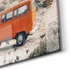 DEQORI Glasbild Echtglas 60x30 cm 'Küstenabenteuer im VW' Produktbild-Vorschau 5