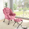 Sessel Loungesessel Samt Wohnzimmer Sitzsessel Relaxsessel Produktbild-Vorschau 8