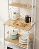 A close-up shot of a kitchen shelf unit with various kitchen items on it. Náhled obrázku produktu