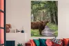 MuchoWow® Poster Schottischer Highlander - Kröte - Baum Produktbild-Vorschau 3