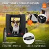 Hauki rimorchio per bicicletta e passeggino per cani 2in1, Anteprima dell’immagine prodotto 3