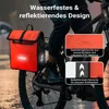 Wiltec taška na batohy červená, taška na bicykel na batohy Náhľad obrázku produktu 8