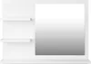 vidaXL Specchio da bagno bianco 60x10,5x45 cm Materiale a Anteprima dell’immagine prodotto 4