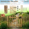 Floranica Staketenzaun aus Haselnuss Kastanie 1 laufender Produktbild-Vorschau 3