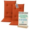 Pillows24 - 2x Hochlehner Auflagen 120x50x8 cm | Gesteppte Produktbild-Vorschau 1